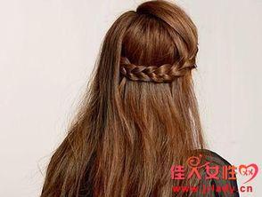 刘海编发图片